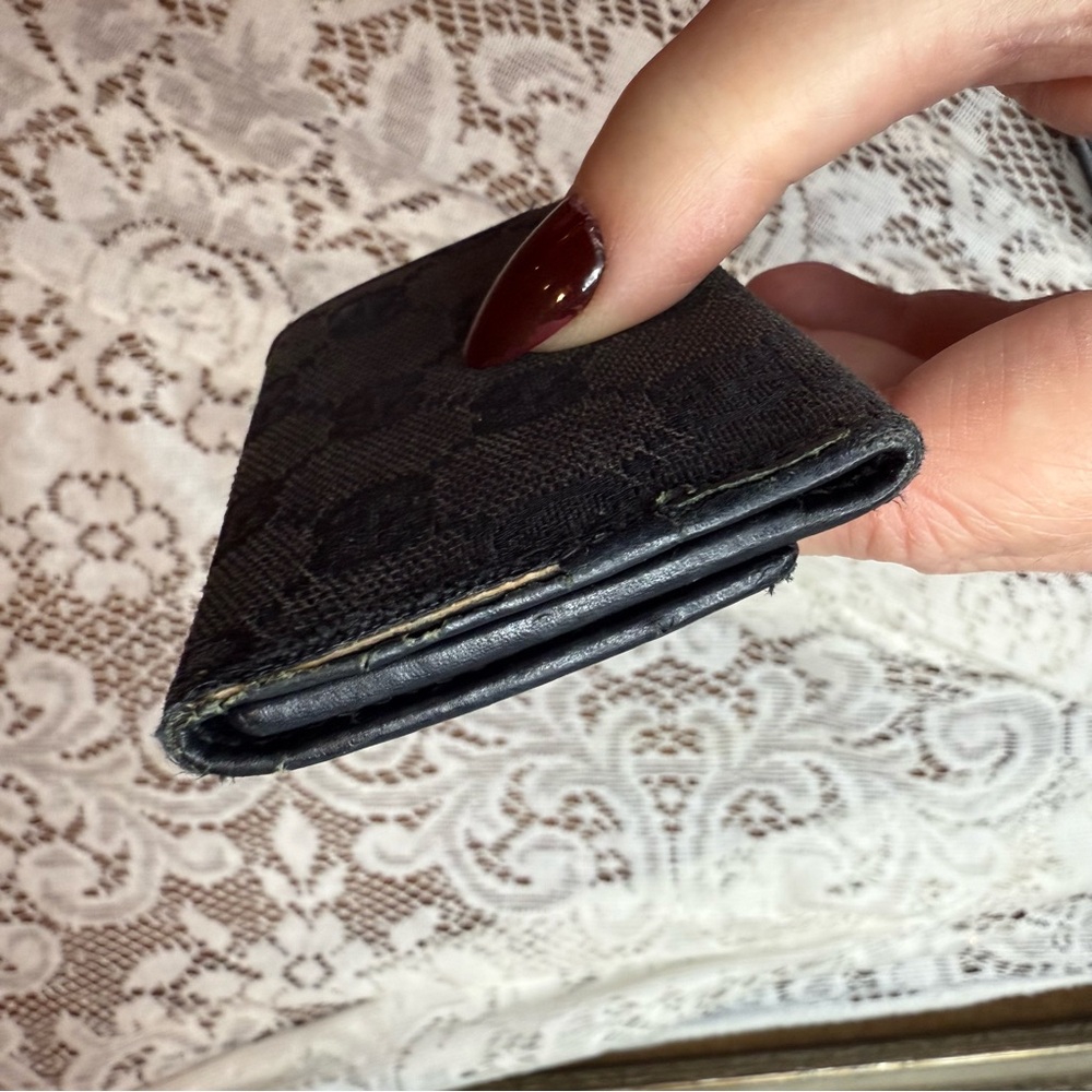 Gucci Black Monogram Wallet and Key Holder Set - Picture 3 of 12